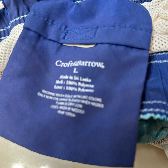 Craft & Barrow men’s swim trunks size large - Picture 3 of 3